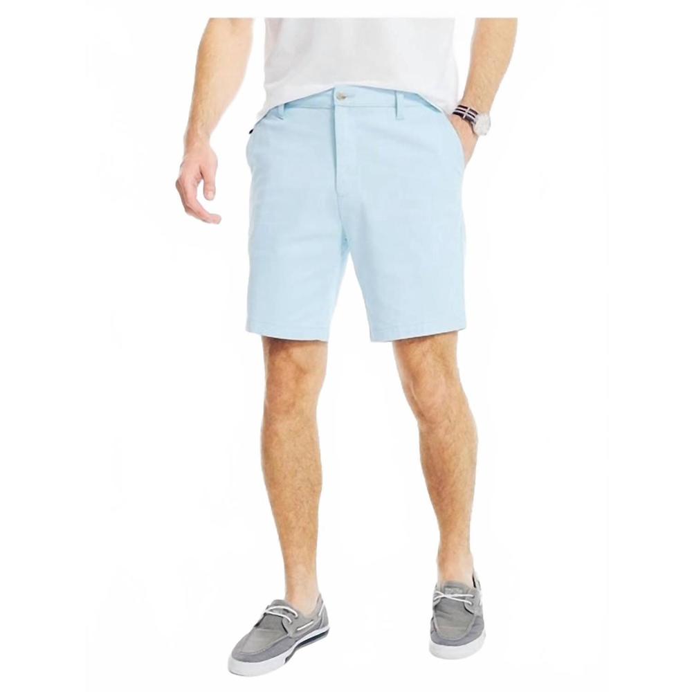 NEW HAWKS BAY men's premier chino shorts in sky blue